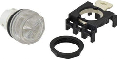 Eaton Cutler-Hammer - Round Pilot and Indicator Light Lens - Clear, 25mm Lens Diameter - USA Tool & Supply