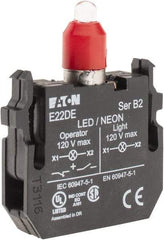 Eaton Cutler-Hammer - 24 VAC/VDC Red Lens LED Indicating Light - USA Tool & Supply