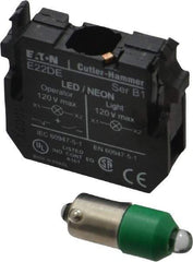 Eaton Cutler-Hammer - 24 VAC/VDC Green Lens LED Indicating Light - USA Tool & Supply