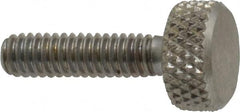 Gibraltar - #8-32 Knurled Shoulderless Grade 18-8 Stainless Steel Thumb Screw - USA Tool & Supply