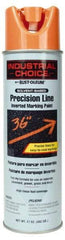Rust-Oleum - 17 fl oz Orange Marking Paint - 600' to 700' Coverage at 1" Wide, Solvent-Based Formula - USA Tool & Supply