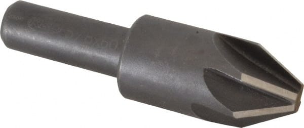 Keo - 5/8" Head Diam, 3/8" Shank Diam, 6 Flute 60° High Speed Steel Countersink - USA Tool & Supply