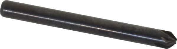 Keo - 1/8" Head Diam, 1/8" Shank Diam, 6 Flute 82° High Speed Steel Countersink - USA Tool & Supply