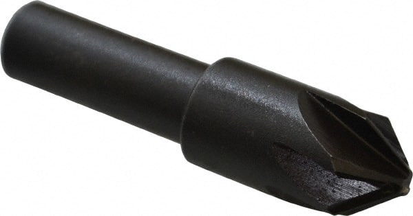Keo - 1/2" Head Diam, 3/8" Shank Diam, 6 Flute 82° High Speed Steel Countersink - USA Tool & Supply