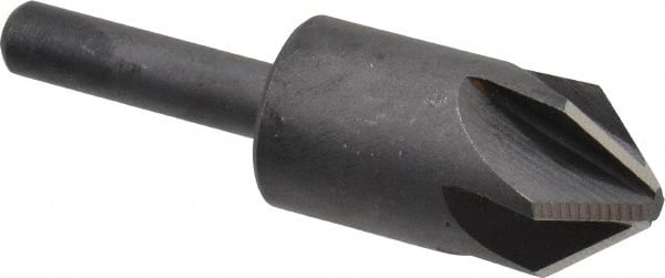 Keo - 5/8" Head Diam, 1/4" Shank Diam, 6 Flute 82° High Speed Steel Countersink - USA Tool & Supply
