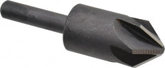 Keo - 5/8" Head Diam, 1/4" Shank Diam, 6 Flute 82° High Speed Steel Countersink - USA Tool & Supply