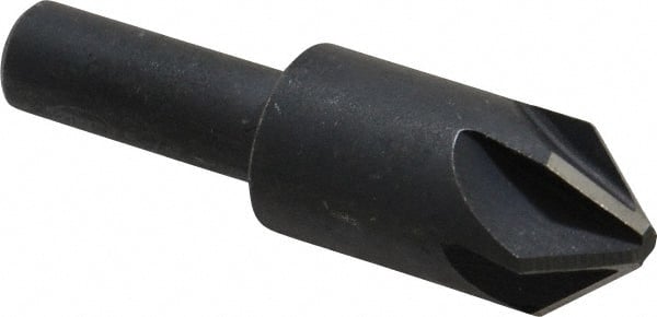 Keo - 5/8" Head Diam, 3/8" Shank Diam, 6 Flute 82° High Speed Steel Countersink - USA Tool & Supply