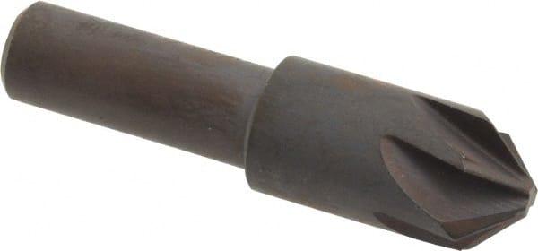 Keo - 1/2" Head Diam, 3/8" Shank Diam, 6 Flute 90° High Speed Steel Countersink - USA Tool & Supply