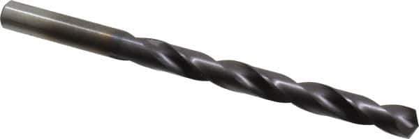 Chicago-Latrobe - Letter O 135° High Speed Steel Jobber Drill - TiAlN Finish, Right Hand Cut, Spiral Flute, Straight Shank, 4-1/2" OAL, Split Point - USA Tool & Supply