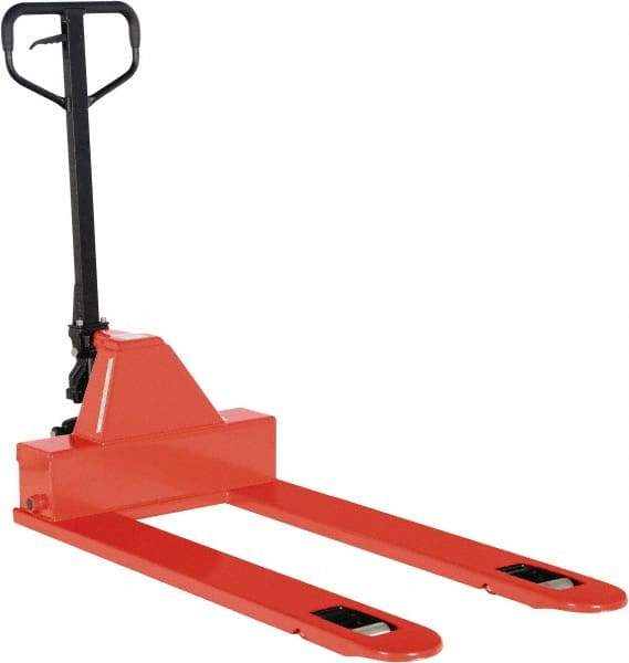 Vestil - 4,000 Lb Capacity, 6" Lift Industrial Pallet Truck - 1.88" Min Lift Height, 48" Fork Length x 7" Fork Width, 27" Overall Width - USA Tool & Supply