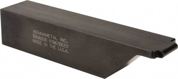 Kennametal - TRAO, Right Hand Cut, 1-1/4" Shank Height x 1-1/4" Shank Width, Neutral Rake Indexable Turning Toolholder - 6" OAL, RC..23 Insert Compatibility, Series K-Lock - USA Tool & Supply