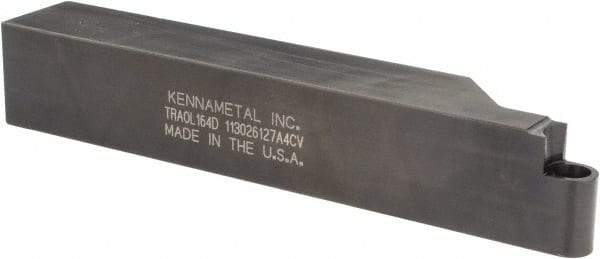 Kennametal - TRAO, Left Hand Cut, 1" Shank Height x 1" Shank Width, Neutral Rake Indexable Turning Toolholder - 6" OAL, RC..46 Insert Compatibility, Series K-Lock - USA Tool & Supply