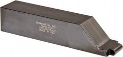 Kennametal - TRAO, Left Hand Cut, 1-1/4" Shank Height x 1-1/4" Shank Width, Neutral Rake Indexable Turning Toolholder - 6" OAL, RC..35 Insert Compatibility, Series K-Lock - USA Tool & Supply