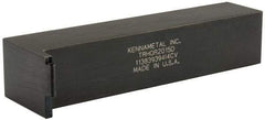 Kennametal - TRHO, Right Hand Cut, 1-1/4" Shank Height x 1-1/4" Shank Width, Neutral Rake Indexable Turning Toolholder - 6" OAL, RC..152 Insert Compatibility, Series K-Lock - USA Tool & Supply