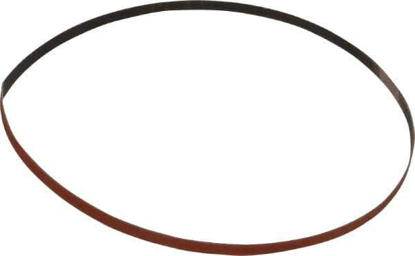 3M - 1/4" Wide x 24" OAL, 120 Grit, Ceramic Abrasive Belt - Ceramic, Fine, Coated, Y Weighted Cloth Backing, Wet/Dry, Series 777F - USA Tool & Supply