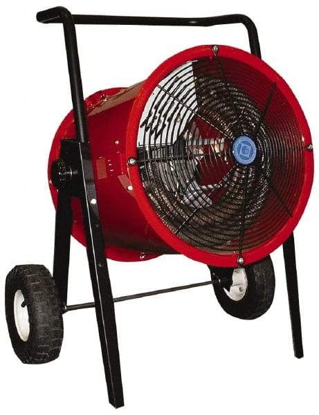 Marley - 102,360 Max BTU Rating, Portable Unit Heater - 36.3 Amps, 480 Volts, 21" Wide x 34" High - USA Tool & Supply