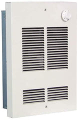 Marley - 240 Volt, 2,000, 1,500 Watt, 50 CFM, Shallow Recess Wall Heater - 9-1/4 Wide x 2-1/2 Deep x 12-1/2 High - USA Tool & Supply