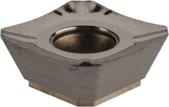 Seco - SEEX09T3 E04 Grade H15 Carbide Milling Insert - Uncoated, 0.156" Thick, 3/8" Inscribed Circle - USA Tool & Supply