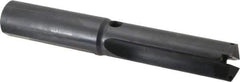 Allied Machine and Engineering - Series 2.5, 1-3/16 to 1-3/8" Diam, 1-1/4" Diam Straight Shank, Straight Flute Spade Drill - 3-3/8" Max Depth, 4-41/64" Body Length, 8" OAL, Short Length, Through Coolant - USA Tool & Supply