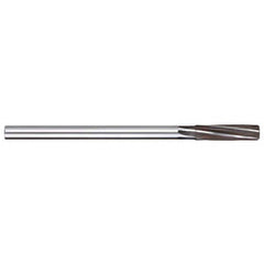 Chucking Reamer: 0.126″ Dia, 3-1/2″ OAL, 7/8″ Flute Length, Straight Shank, Cobalt 4 Flute