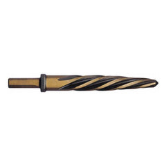 Titan USA - Bridge/Construction Reamers; Reamer Type: Construction Reamer ; Reamer Diameter (Decimal Inch): 11/16 ; Reamer Diameter (Inch): 11/16 ; Shank Type: Flatted ; Flute Type: Spiral ; Flute Length (Inch): 4-1/4 - Exact Industrial Supply