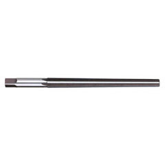 Titan USA - Taper Pin Reamers; Taper Pin Size (Number): #2 (Wire); Small End Diameter (Decimal Inch): 0.1605 ; Reamer Diameter (Decimal Inch): 0.2008 ; Flute Type: Straight ; Shank Type: Straight ; Overall Length (Inch): 3-3/16 - Exact Industrial Supply
