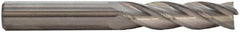M.A. Ford - 3/4", 3" LOC, 3/4" Shank Diam, 5-1/4" OAL, 4 Flute, Solid Carbide Square End Mill - Single End, TiN Finish, Spiral Flute, 30° Helix, Centercutting, Right Hand Cut, Right Hand Flute - USA Tool & Supply