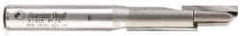 Amana Tool - 1/2" Diam, 1/2" Shank Diam, 2" Length of Cut, 2 Flute Straight Plunge Router Bit - 4-1/4" Overall Length, Carbide Tipped - USA Tool & Supply