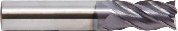 M.A. Ford - 1", 4 Flute, Solid Carbide, 0.015" Corner Radius End Mill - 4" OAL, 1" LOC - USA Tool & Supply