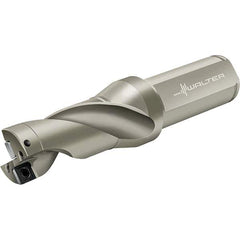 Walter - 37mm Max Drill Depth, 2xD, 18.5mm Diam, Indexable Insert Drill - 2 Inserts, 25mm Shank Diam, Flange Shank - USA Tool & Supply