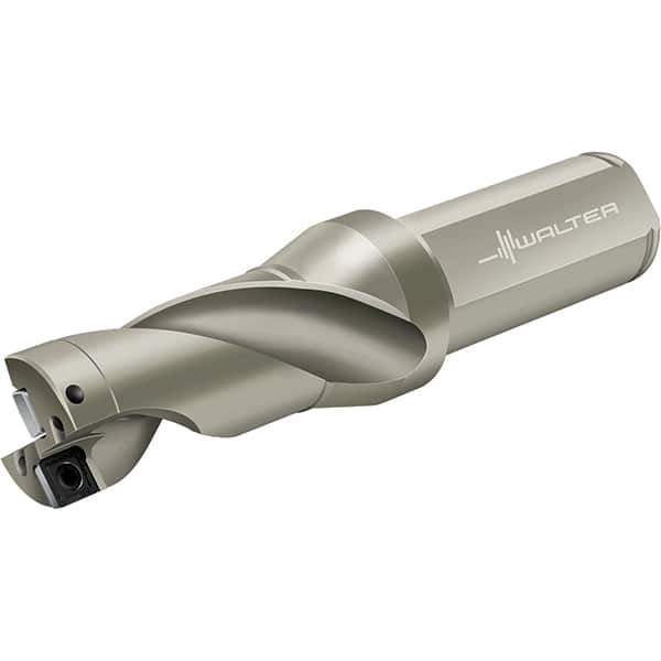 Walter - 55mm Max Drill Depth, 2xD, 27.5mm Diam, Indexable Insert Drill - 2 Inserts, 32mm Shank Diam, Flange Shank - USA Tool & Supply