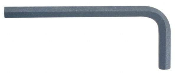 Bondhus - 6mm Hex, Short Arm, Hex Key - 4-23/32" OAL, Protanium High Torque Steel, Metric System of Measurement - USA Tool & Supply