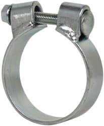 Made in USA - 2.92" ID, Steel Zinc Plated BCE Band Style Clamp - 0.12" Thick, 2-3/4" Hose - USA Tool & Supply