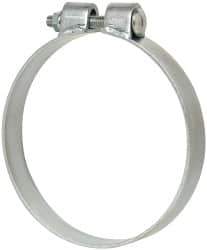 Made in USA - 6.17" ID, Steel Zinc Plated BCE Band Style Clamp - 0.12" Thick, 6" Hose - USA Tool & Supply