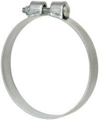 Made in USA - 6.17" ID, Steel Zinc Plated BCE Band Style Clamp - 0.12" Thick, 6" Hose - USA Tool & Supply