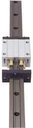 Igus - 500mm OAL x 20mm Overall Width x Self Lubricated Linear Guide Systems - 60mm Between Holes - USA Tool & Supply