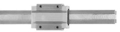Igus - 1,000mm OAL x 15mm Overall Width x Self Lubricated Linear Guide Systems - 40mm Between Holes - USA Tool & Supply