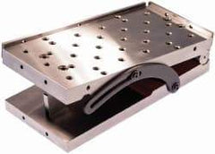 Suburban Tool - 4" Long x 4" Wide x 3-1/8" High, Compound Precision Steel Sine Plate - Square to within 0.0002", 0.0002 (C1), 0.0002 (C2)" Tolerance, 3/8-16 Hole - USA Tool & Supply