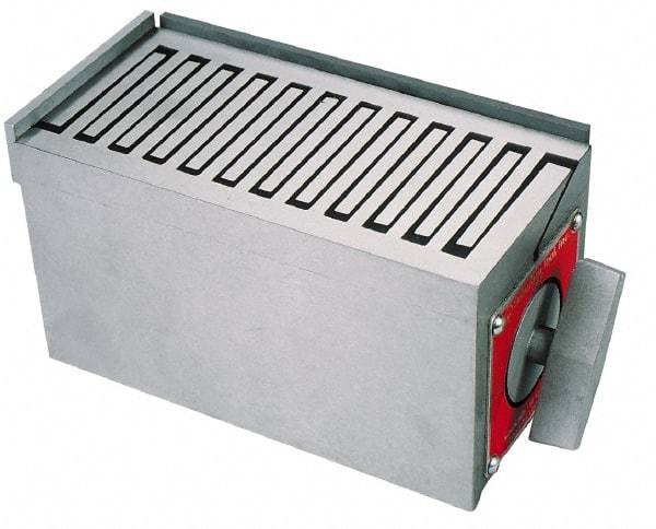 Suburban Tool - Fine Pole Rectangular Permanent Magnetic Block Chuck - 5-1/2" Long x 2-3/4" Wide x 3" High, Alnico - USA Tool & Supply