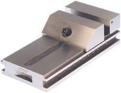Suburban Tool - 4" Jaw Width, 7" Jaw Opening Capacity, 1-7/16" Jaw Height, Toolmaker's Vise - Flat Jaw, 0.0003" Parallelism, 0.0003" Squareness, 11" OAL x 4" OAW x 3" OAH - USA Tool & Supply