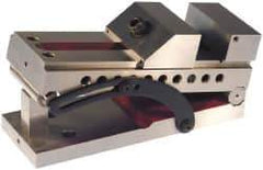 Suburban Tool - 4" Jaw Width x 1-7/16" Jaw Height, 7" Jaw Capacity, Steel, Sine Vise - 11" OAL x 4" Overall Width x 4-5/8" Overall Height, Square to within 0.0003", Parallel to within 0.0003" - USA Tool & Supply