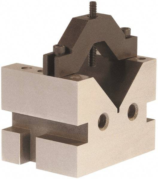 Suburban Tool - 1-5/8" Max Capacity, 90° Angle, Hardened Steel V-Block - 2-1/2" Long x 2-1/2" Wide x 2" High, Sold as Matched Pair - USA Tool & Supply