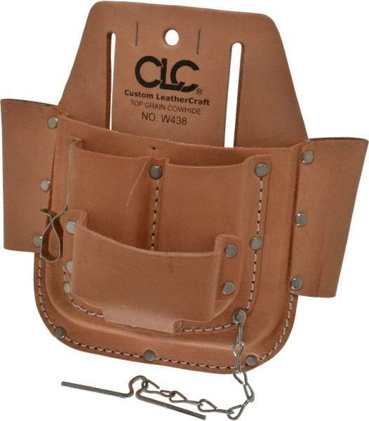 CLC - 6 Pocket General Purpose Holster - Leather, Natural - USA Tool & Supply