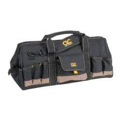 CLC - 32 Pocket Brown & Green Polyester Tool Bag - 24" Wide x 11" Deep x 12" High - USA Tool & Supply