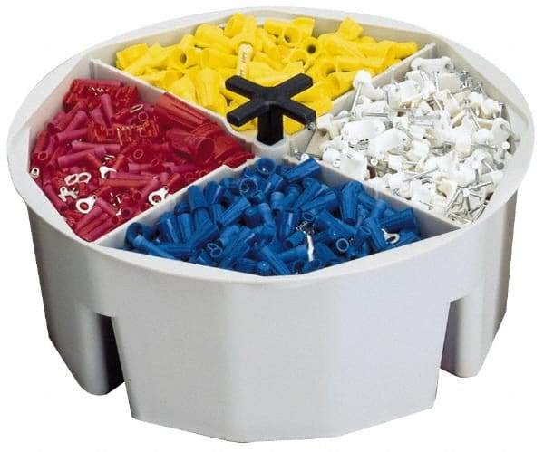 CLC - White Plastic Bucket Tool Organizer - 4" High - USA Tool & Supply