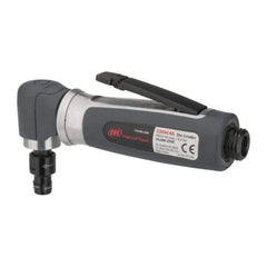 Ingersoll-Rand - 1/4" Collet, Angle Handle, Straight Air Die Grinder - 20,000 RPM, Rear Exhaust, 32 CFM, 0.3 hp, 620 kPa, 1/4 NPT - USA Tool & Supply