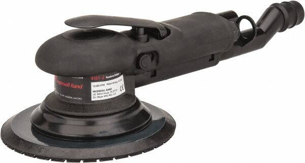 Ingersoll-Rand - 12,000 OPM, 15.5 CFM Air Consumption, Palm Air Orbital Sander - Round Pad, 1/4 NPT Inlet - USA Tool & Supply