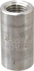Merit Brass - 1/4 x 1/8" Grade 304/304L Stainless Steel Pipe Reducer Coupling - FNPT x FNPT End Connections, 3,000 psi - USA Tool & Supply