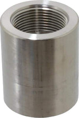 Merit Brass - 1-1/4 x 1" Grade 304/304L Stainless Steel Pipe Reducer Coupling - FNPT x FNPT End Connections, 3,000 psi - USA Tool & Supply
