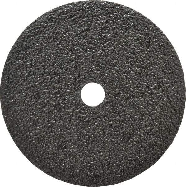 3M - 7" Diam 7/8" Hole 24 Grit Fiber Disc - Very Coarse Grade, Zirconia Alumina, 8,600 Max RPM, Series 501C - USA Tool & Supply